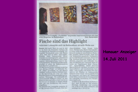 Hanauer Anzeiger 14.Juli 2011